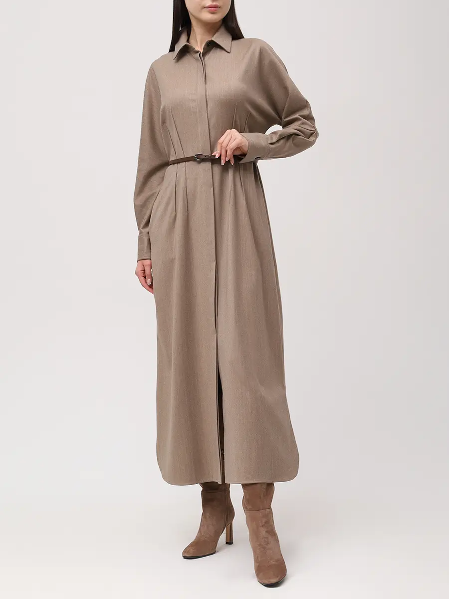 

Платье из шерсти и вискозы, P6482-875B-221