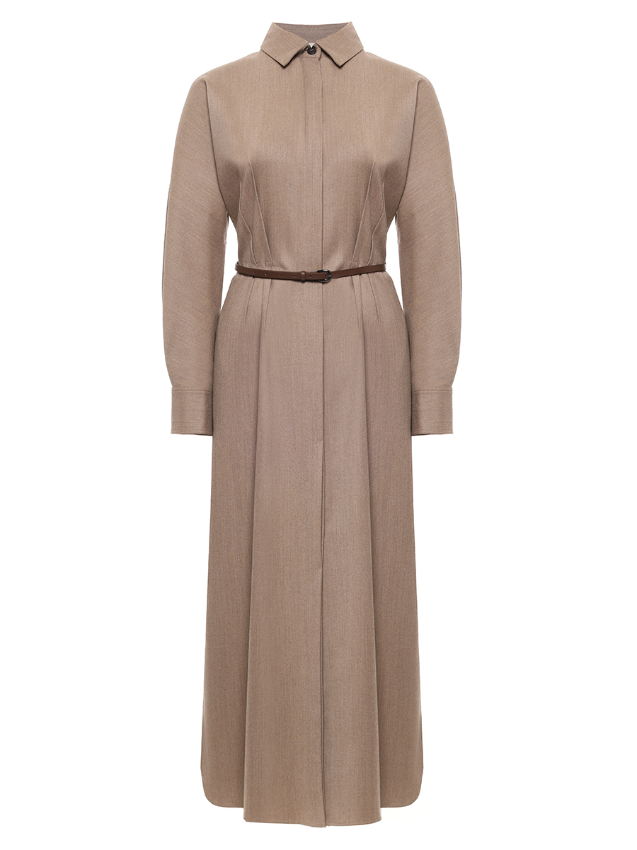 Платье из шерсти и вискозы ANTONELLI FIRENZE P6482-875B-221 