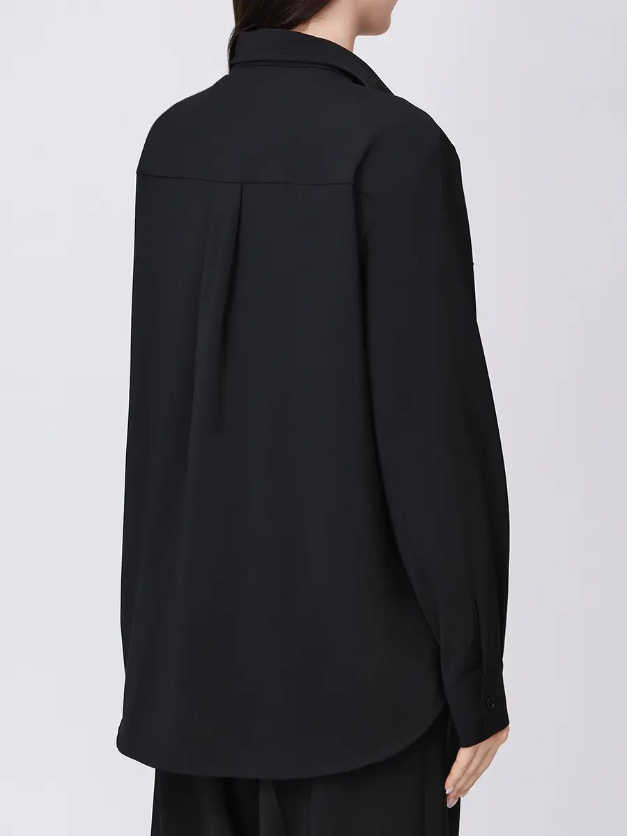 Рубашка шерстяная PAUL & SHARK 15352035/011 Черный  Фото 3