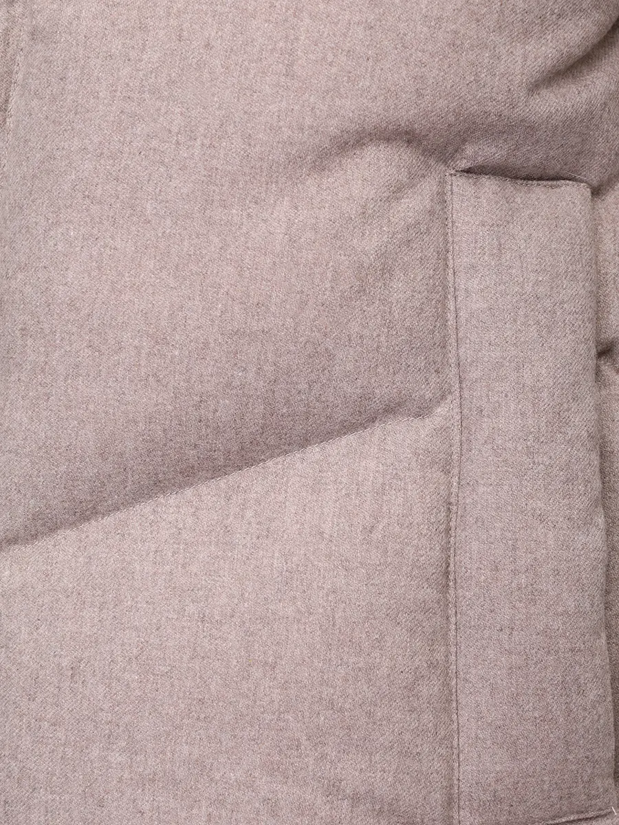 Пуховик стеганый HETREGO 8P743 F 25W015 BBM RATUFA Бежевый  Фото 6