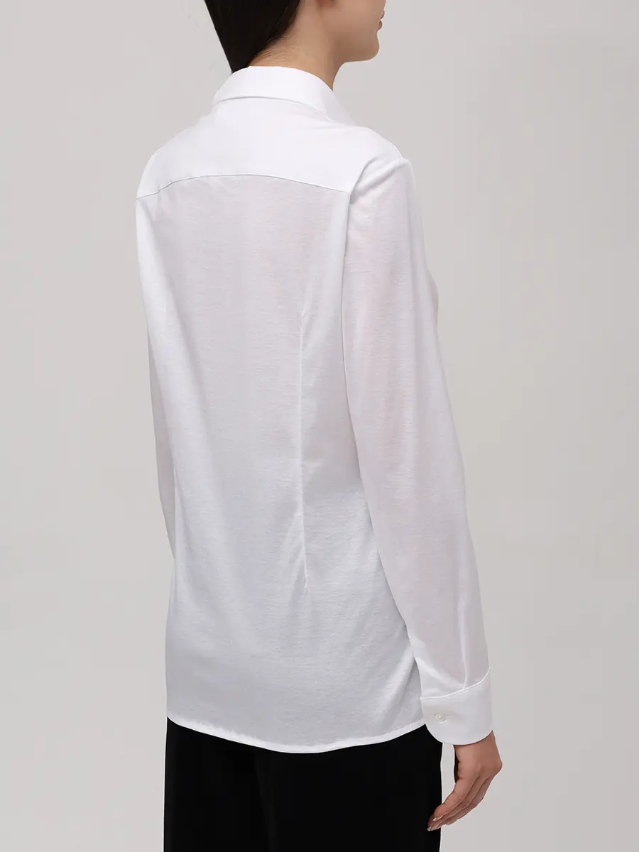 Рубашка хлопковая CIRCOLO 1901 FD3706 000 Белый  Фото 3