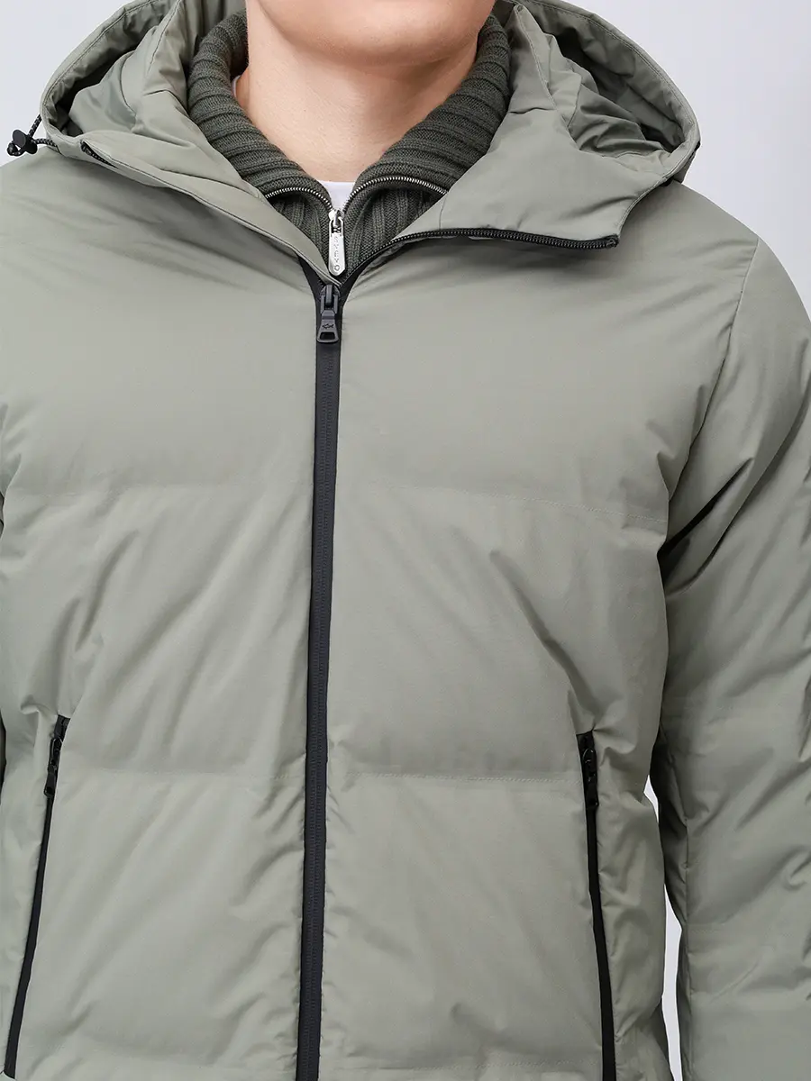 

Пуховик стеганый, Зеленый, 15312608/096