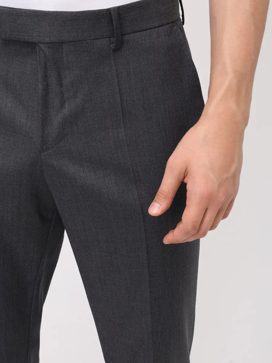 Брюки шерстяные BOSS 50551965/030 Серый  Фото 5