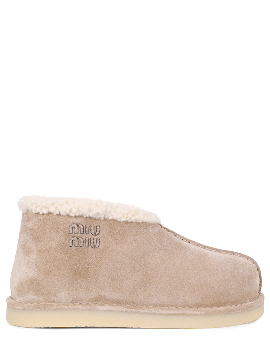 Угги замшевые MIU MIU