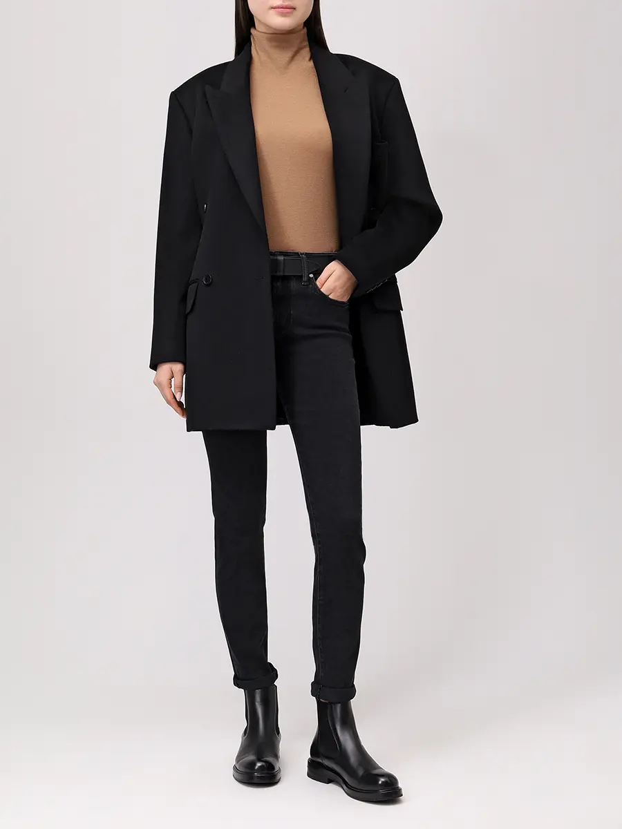 Джинсы хлопковые JACOB COHEN JDM_Q0007 002 P0023 R2 500F Черный  Фото 2