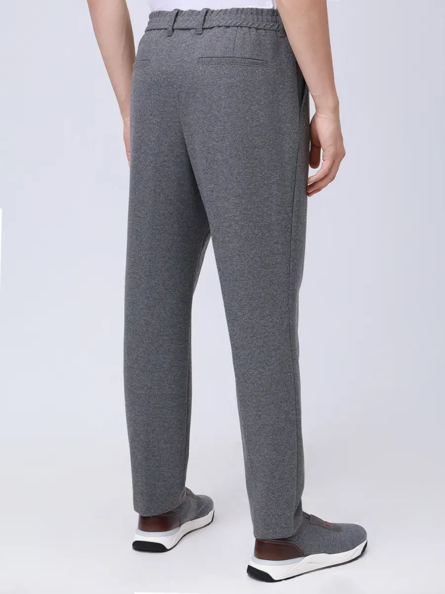 Брюки однотонные BOSS 50551542/030 Серый  Фото 3