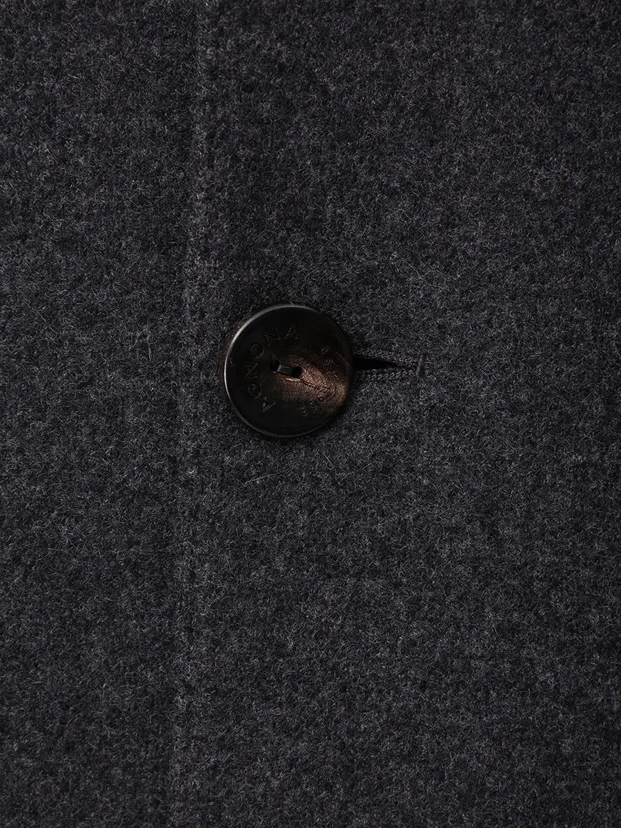 Пальто из кашемира и шерсти AGNONA TL10U6U-MD706U-K74 Серый  Фото 6