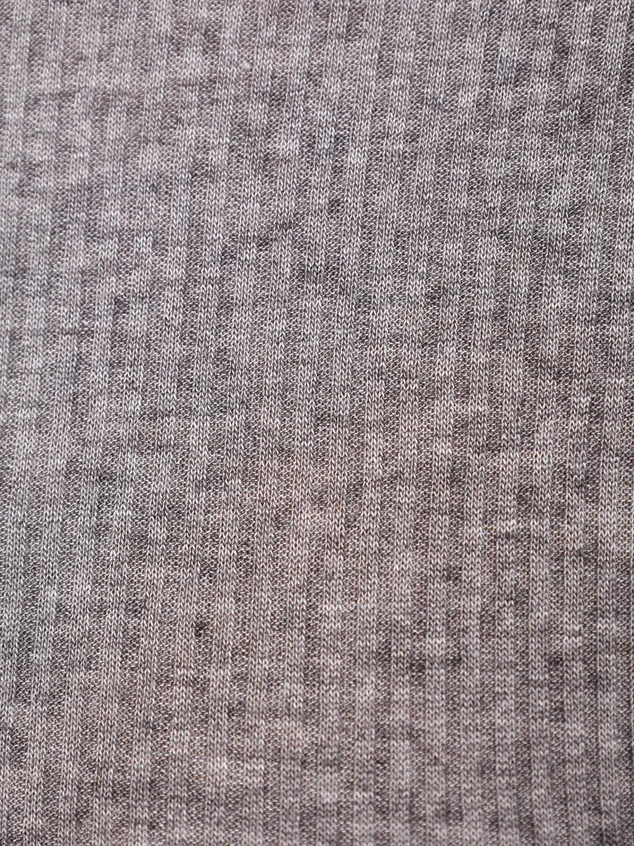 Лонгслив из вискозы и шерсти LOULOU DE SAISON ORTIGIA LDS Серый  Фото 6