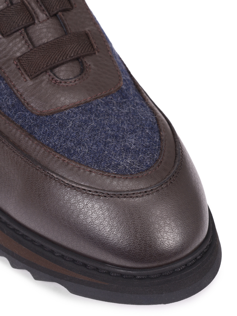 

Кроссовки комбинированные на байке, Коричневый, DU3316WINNPJ608TM09