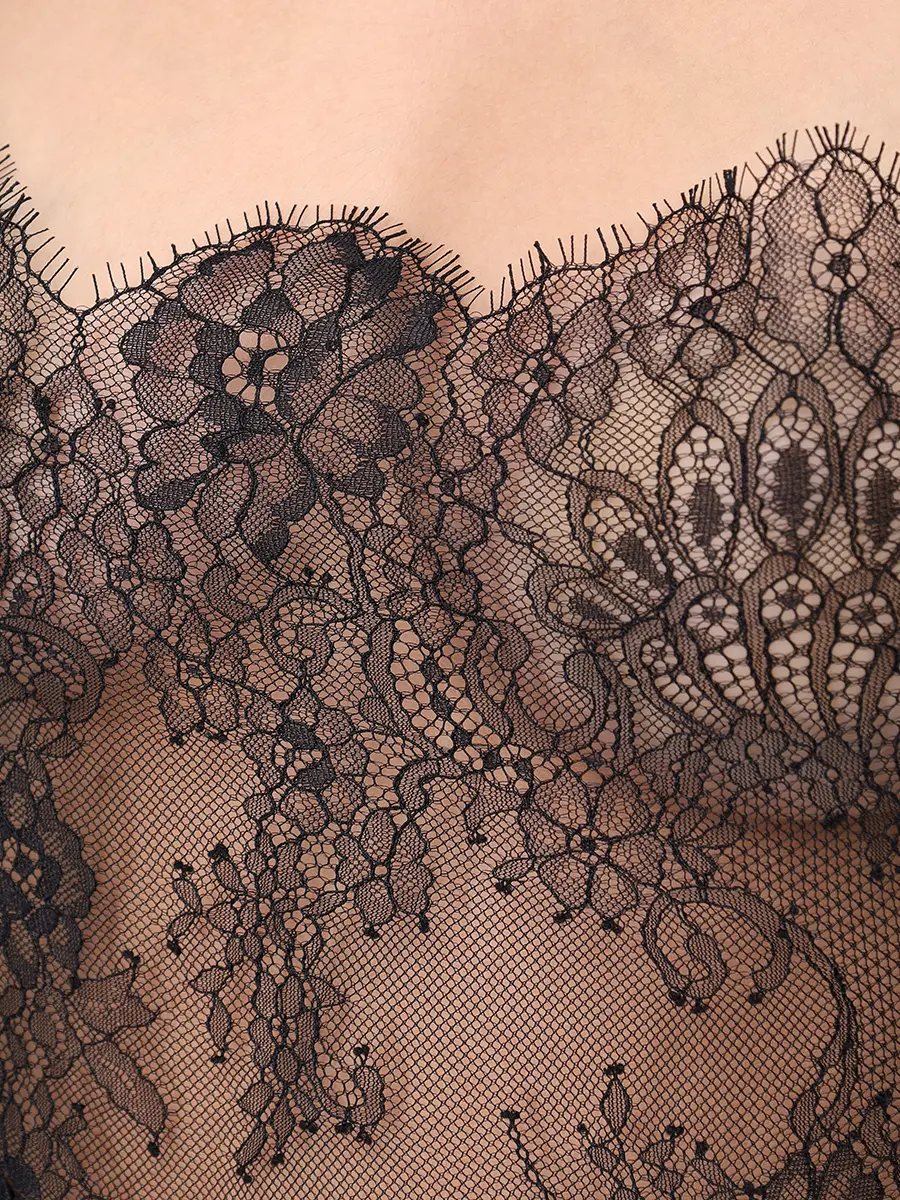 Топ кружевной ALBERTA FERRETTI A081066200555 Черный  Фото 5