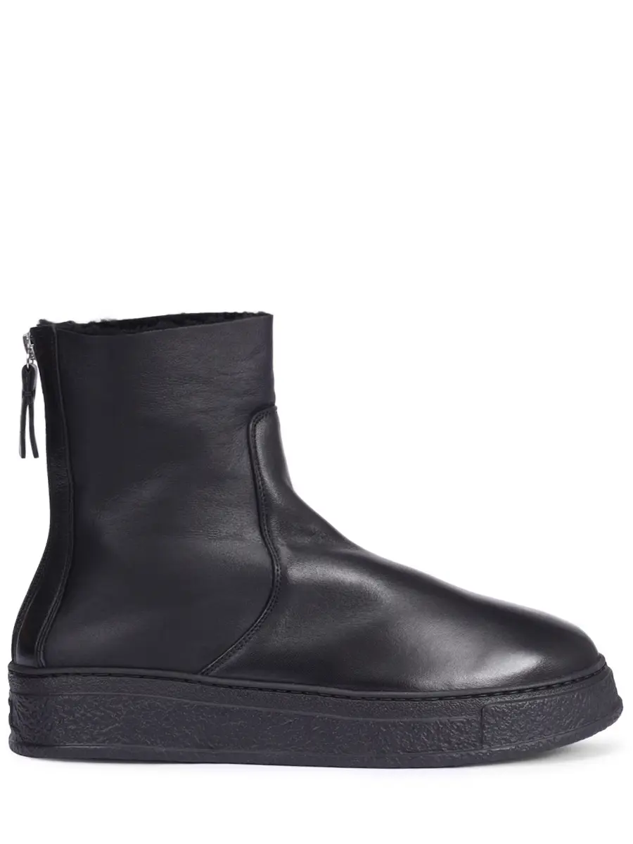 

Ботинки кожаные на меху Giuly Warm, Черный, D946501MGK7514