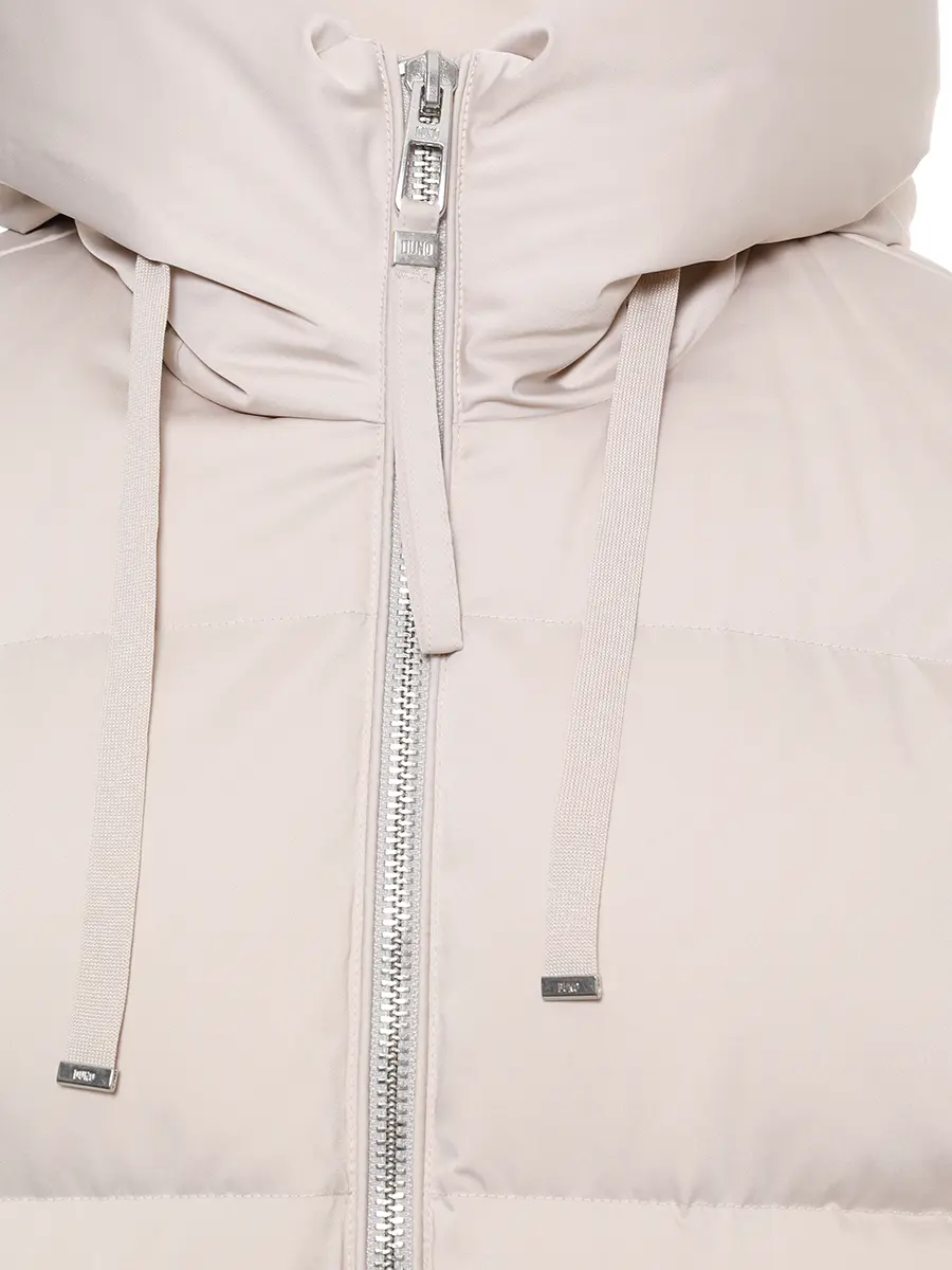 Пуховик стеганый DUNO HEKA 020 Кремовый  Фото 3