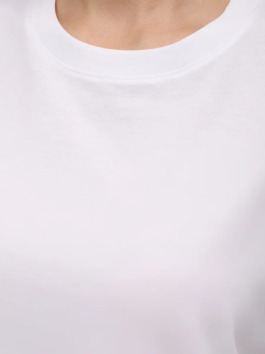 Футболка хлопковая BOSS 50457259/100 Белый  Фото 5
