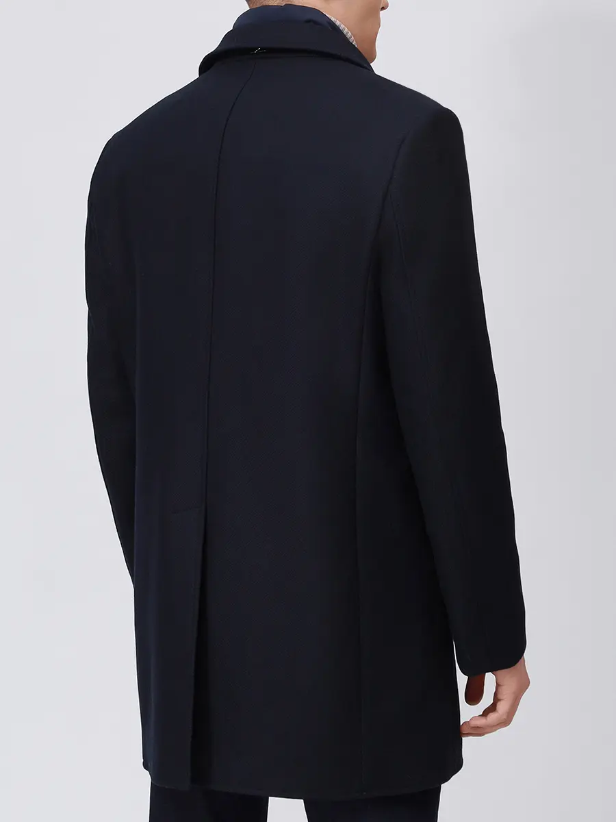 Пальто шерстяное PAUL & SHARK 15312170/050 Синий  Фото 3