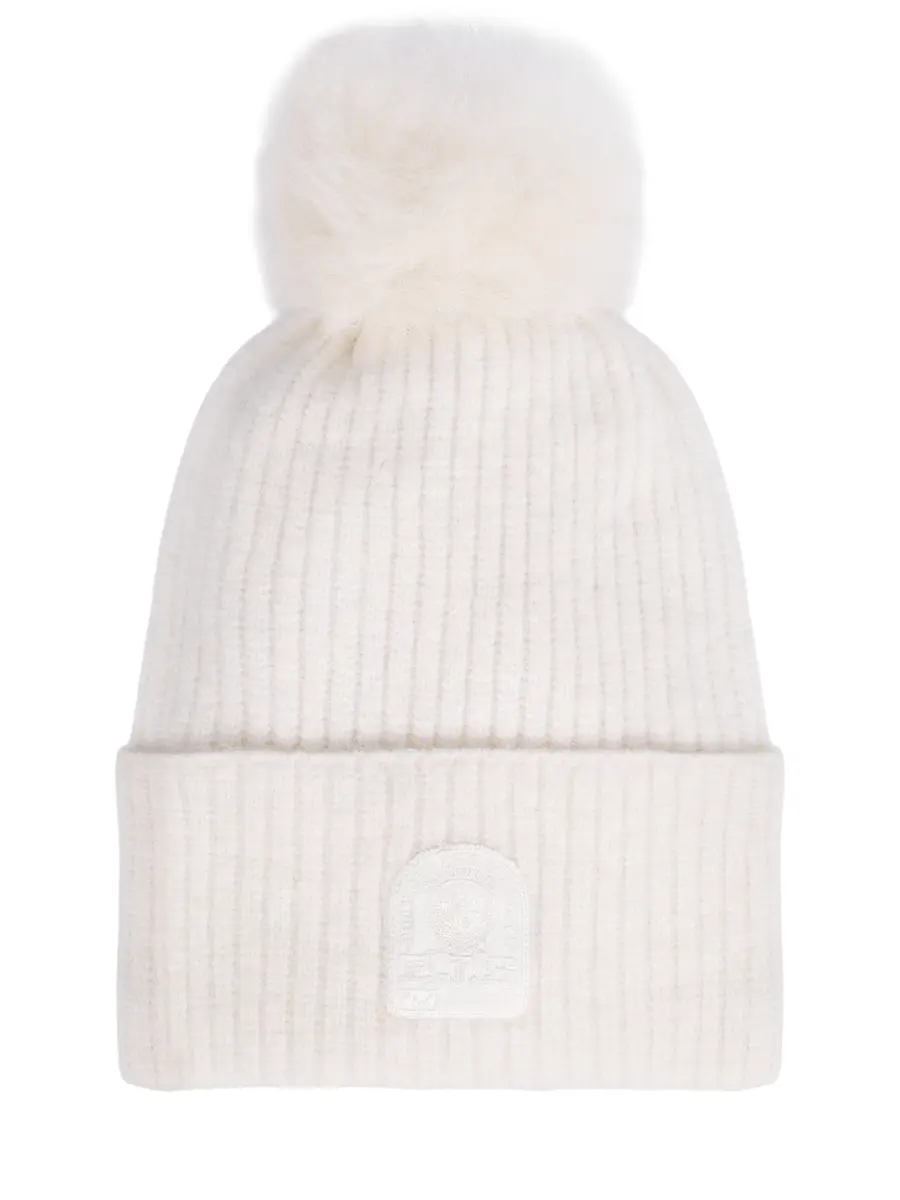 Шапка шерстяная PARAJUMPERS 25WMPAHAHA45/0775 Кремовый 