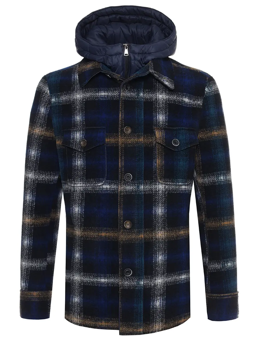 Куртка в клетку BOB A26WESTON199T199 Бежевый 