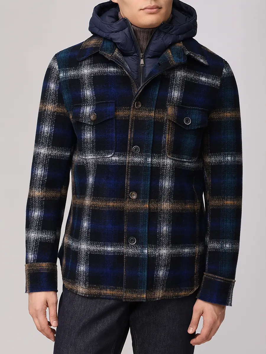 

Куртка в клетку, Бежевый, A26WESTON199T199