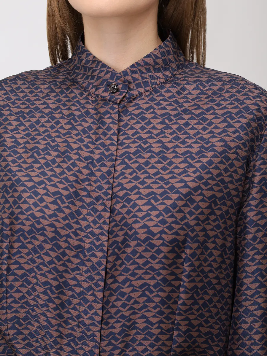 Платье шелковое KITON D52302K0586G08001 Принт  Фото 5