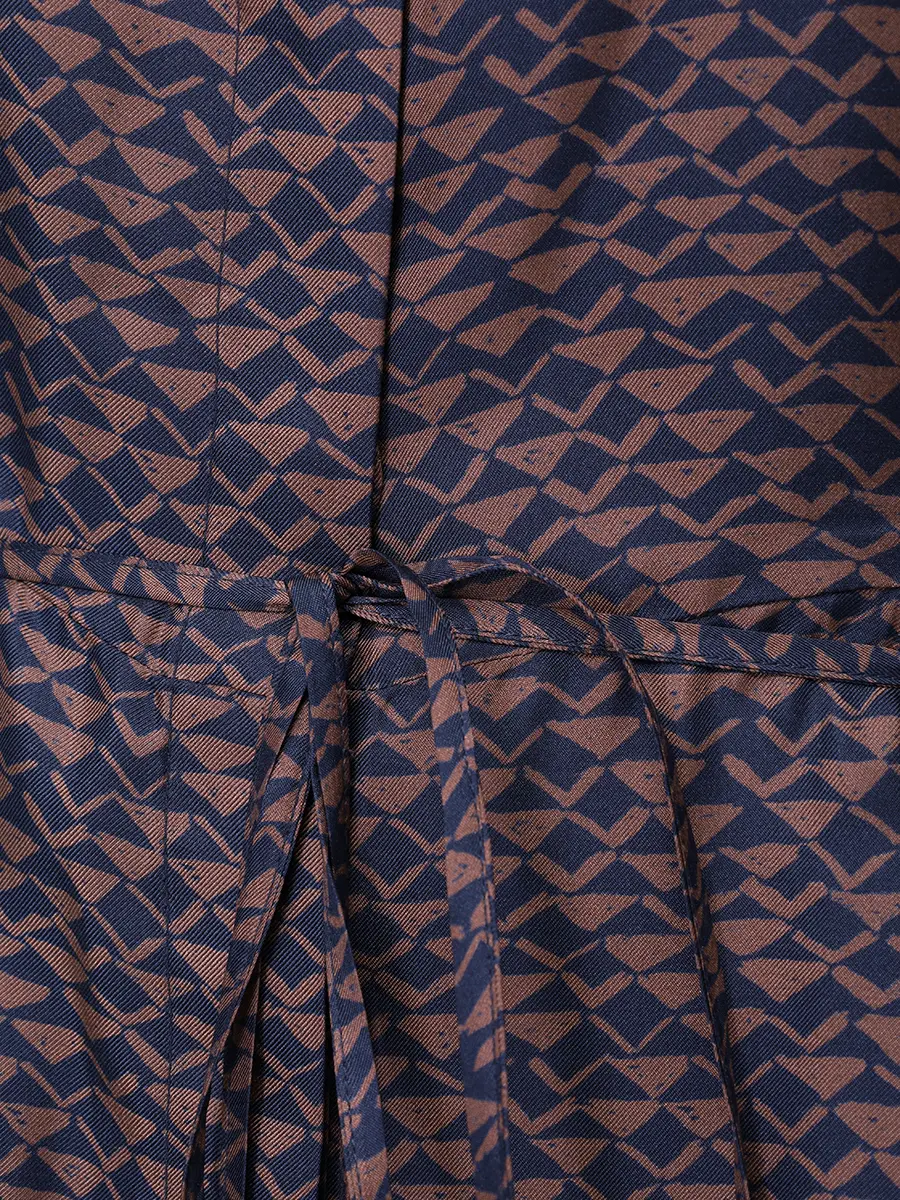 Платье шелковое KITON D52302K0586G08001 Принт  Фото 6