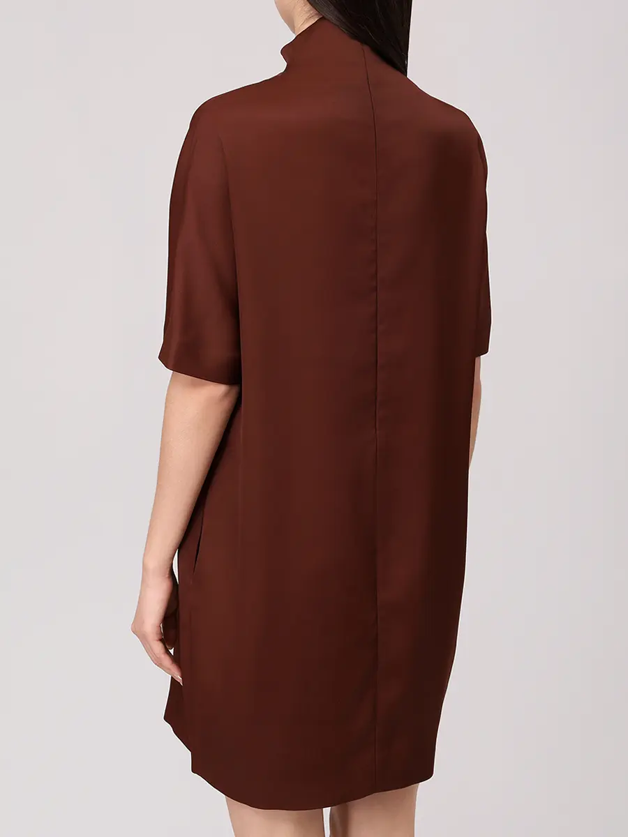 Платье из вискозы Elton LOULOU DE SAISON ELTON Бордовый  Фото 3