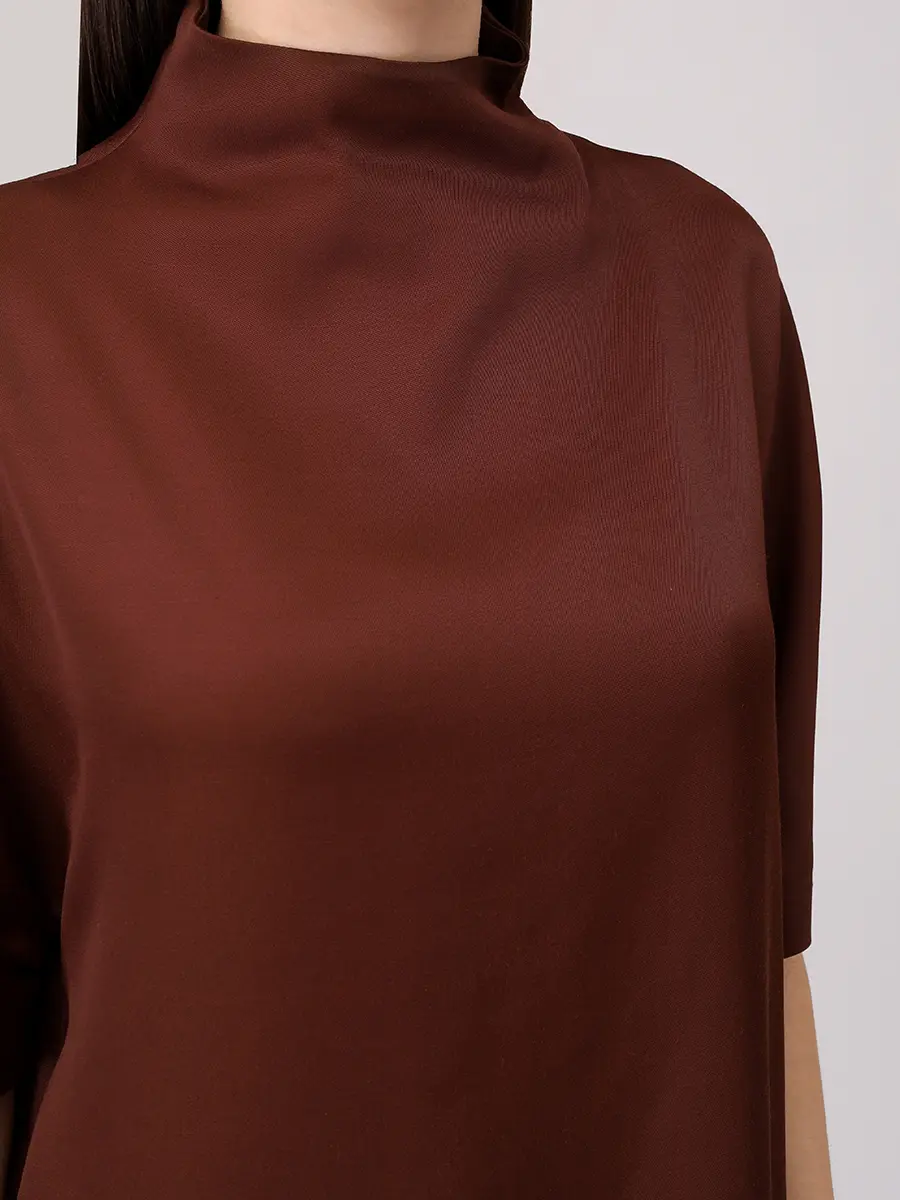 Платье из вискозы Elton LOULOU DE SAISON ELTON Бордовый  Фото 5