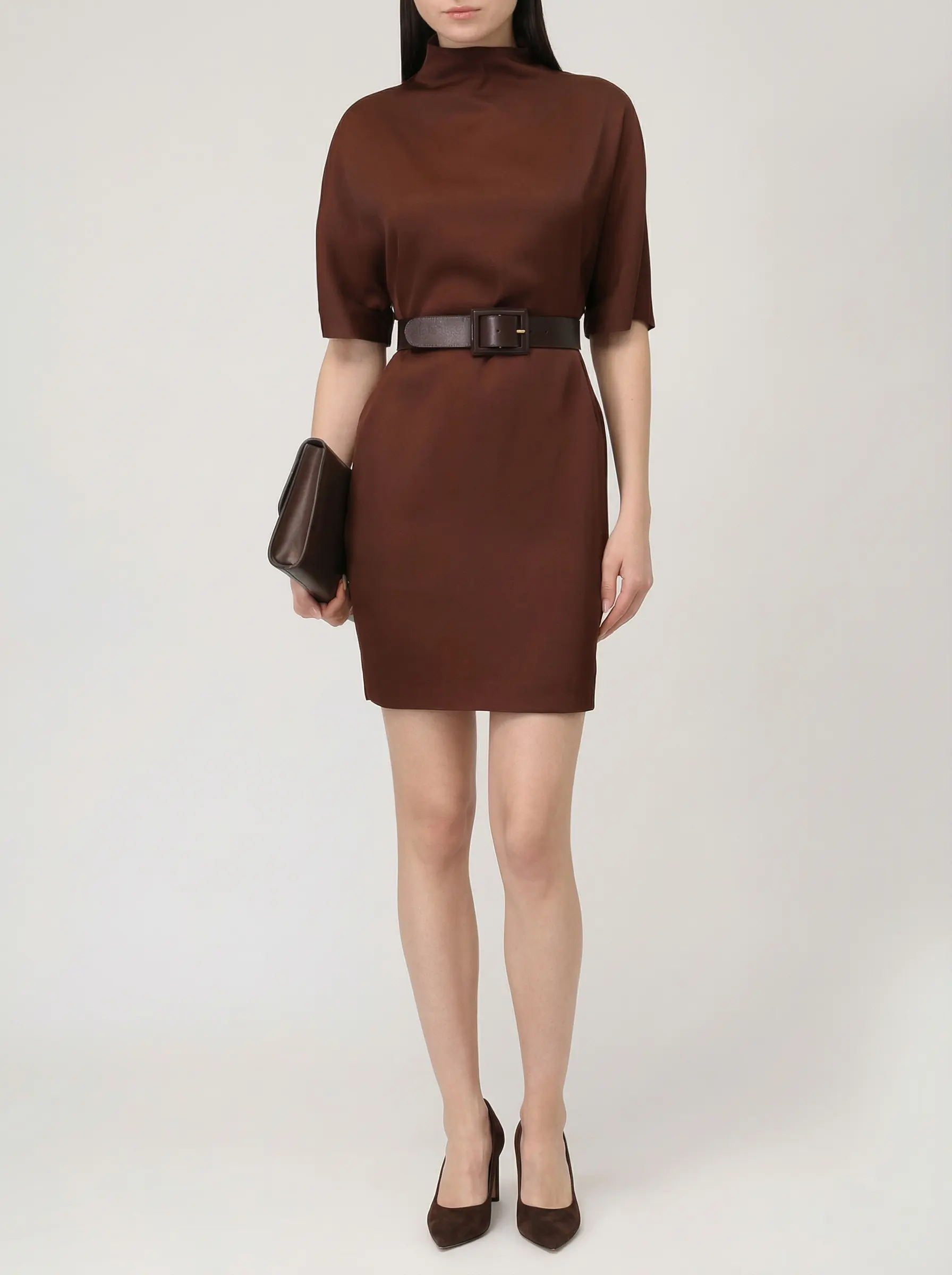 Платье из вискозы Elton LOULOU DE SAISON ELTON Бордовый  Фото 2