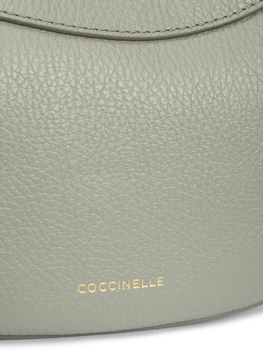 Сумка кожаная Whisper COCCINELLE E5 PIP 53 01 01/G77 Зеленый  Фото 5