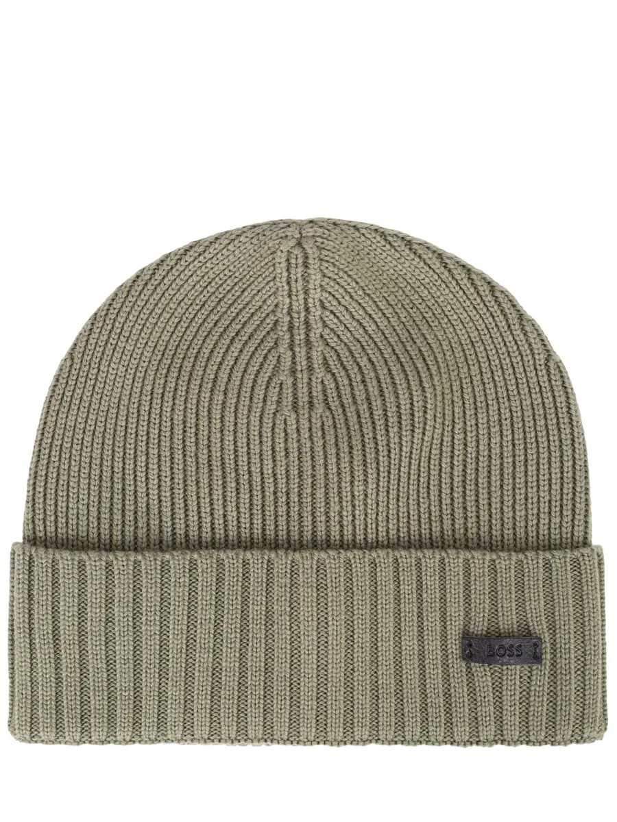 Шапка шерстяная BOSS 50495306/314 Зеленый 