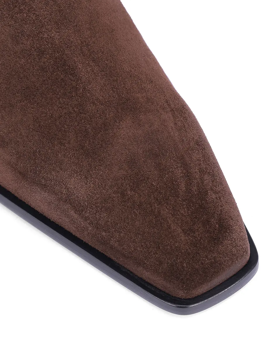 Ботильоны замшевые PARIS TEXAS PX1706-XV003-BETTINA ANKLE BOOT 50 Коричневый  Фото 5