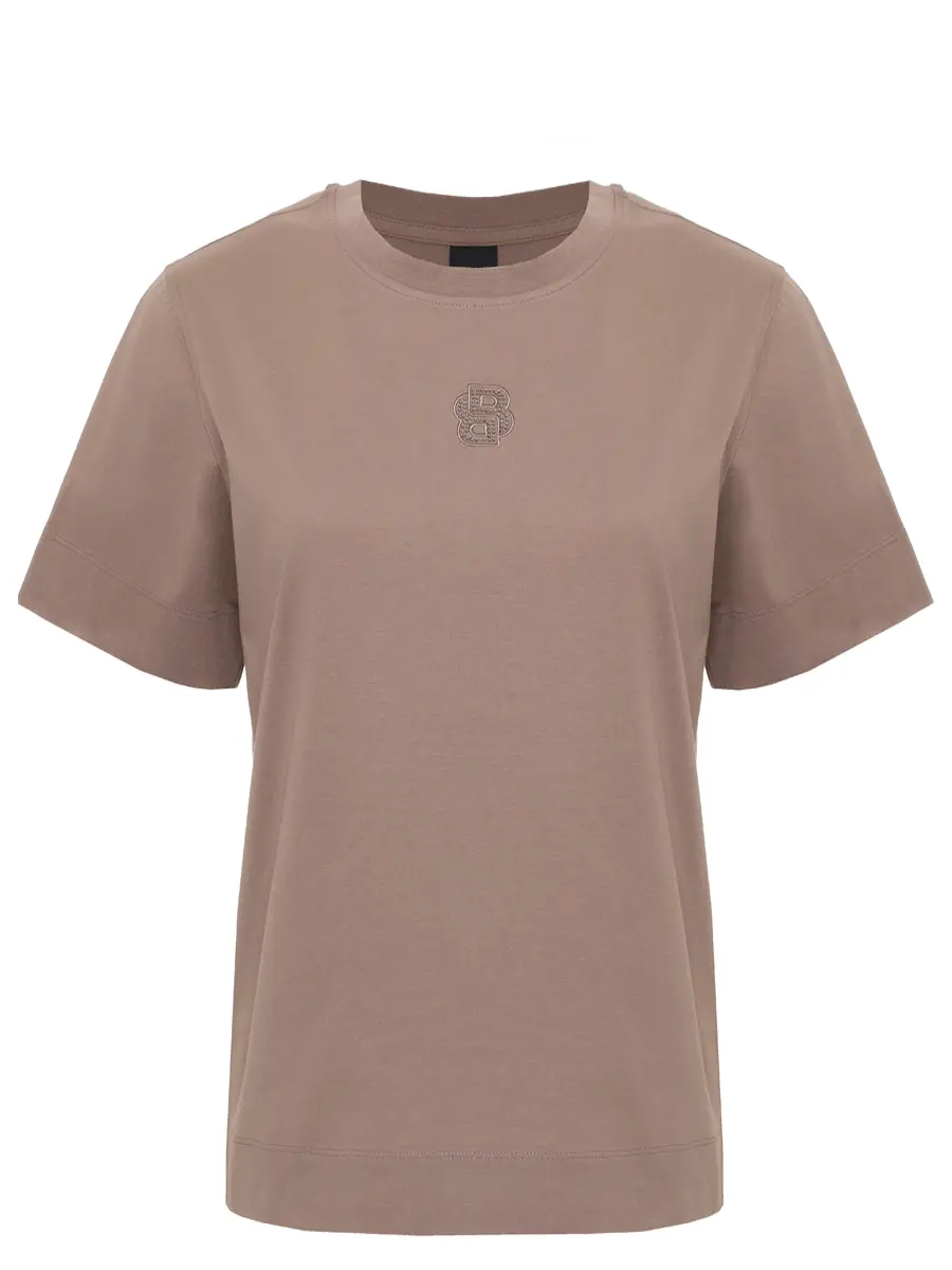 

Футболка хлопковая, Коричневый, 50551443/247