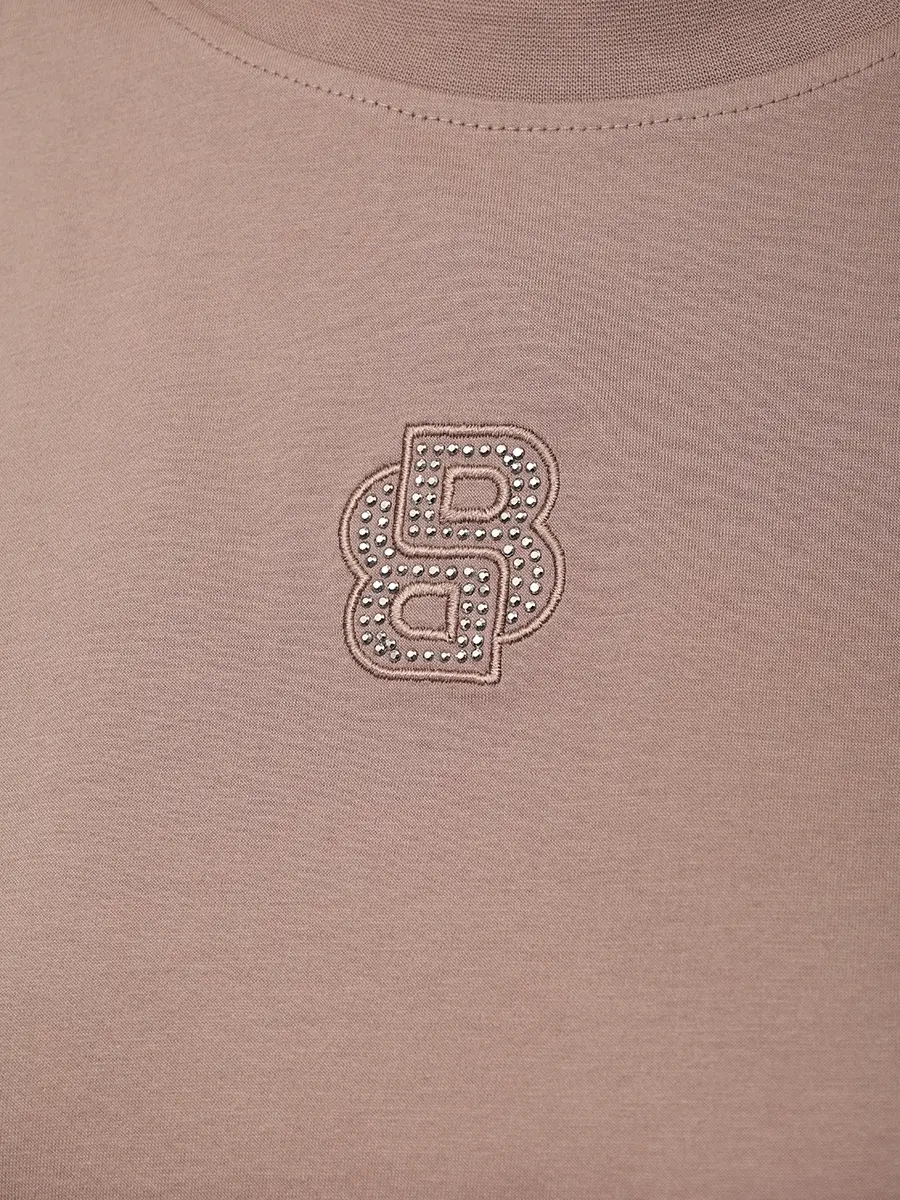 Футболка хлопковая BOSS 50551443/247 Коричневый  Фото 6