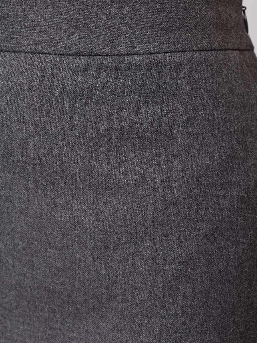 Юбка из шерсти и вискозы ANTONELLI FIRENZE P8236-875B-909 Серый  Фото 6