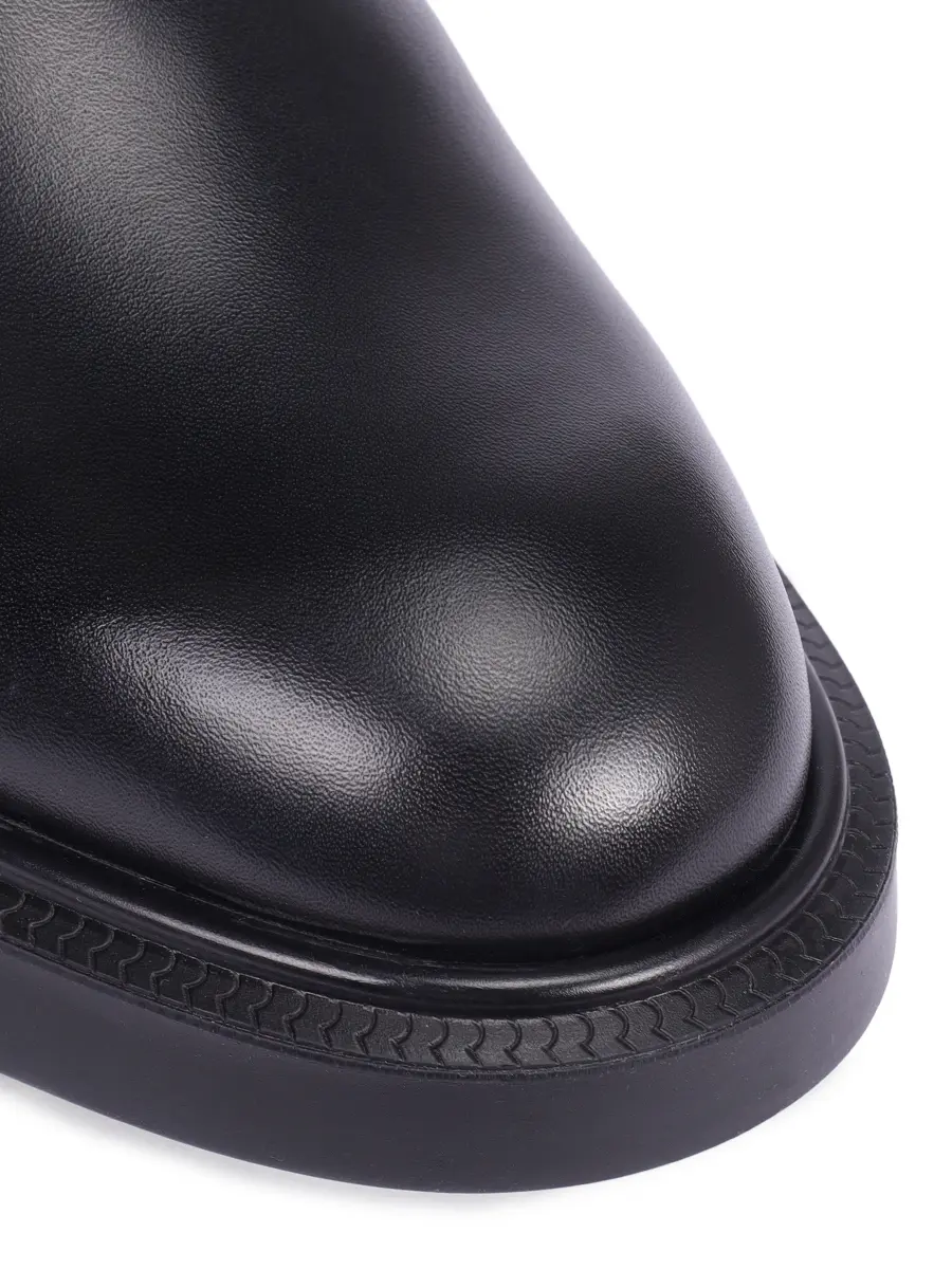 

Челси кожаные на меху, Черный, 76960-PL58801