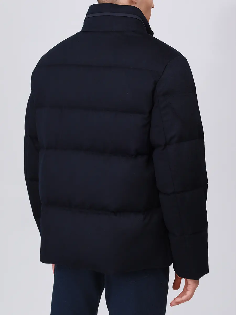 Пуховик стеганый DUNO THEUS 801 Синий  Фото 3