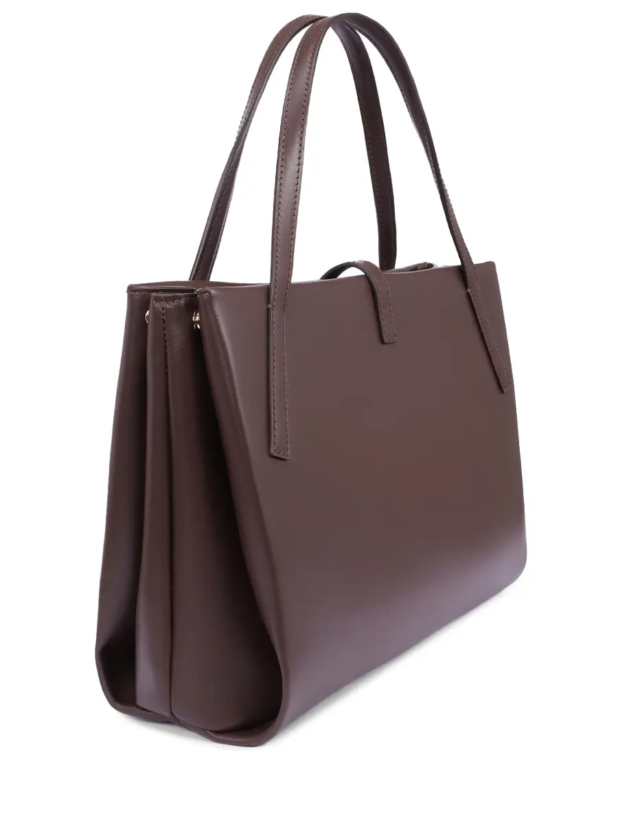 Сумка-тоут кожаная Cary LOULOU DE SAISON CARY Коричневый  Фото 3