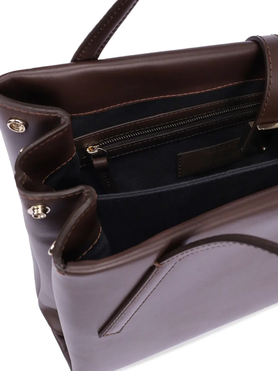 Сумка-тоут кожаная Cary LOULOU DE SAISON CARY Коричневый  Фото 4