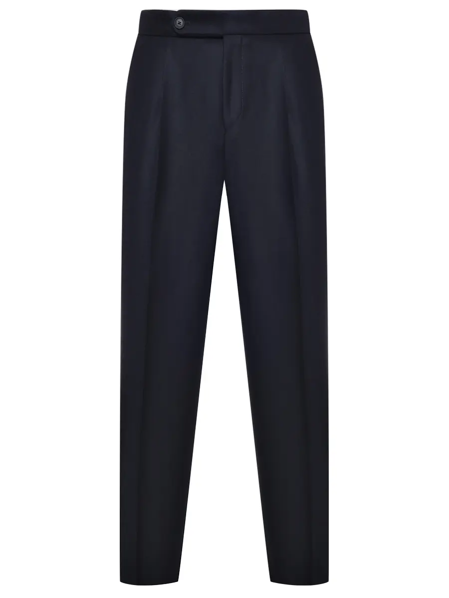 Брюки шерстяные BOSS 50551829/404 Синий 