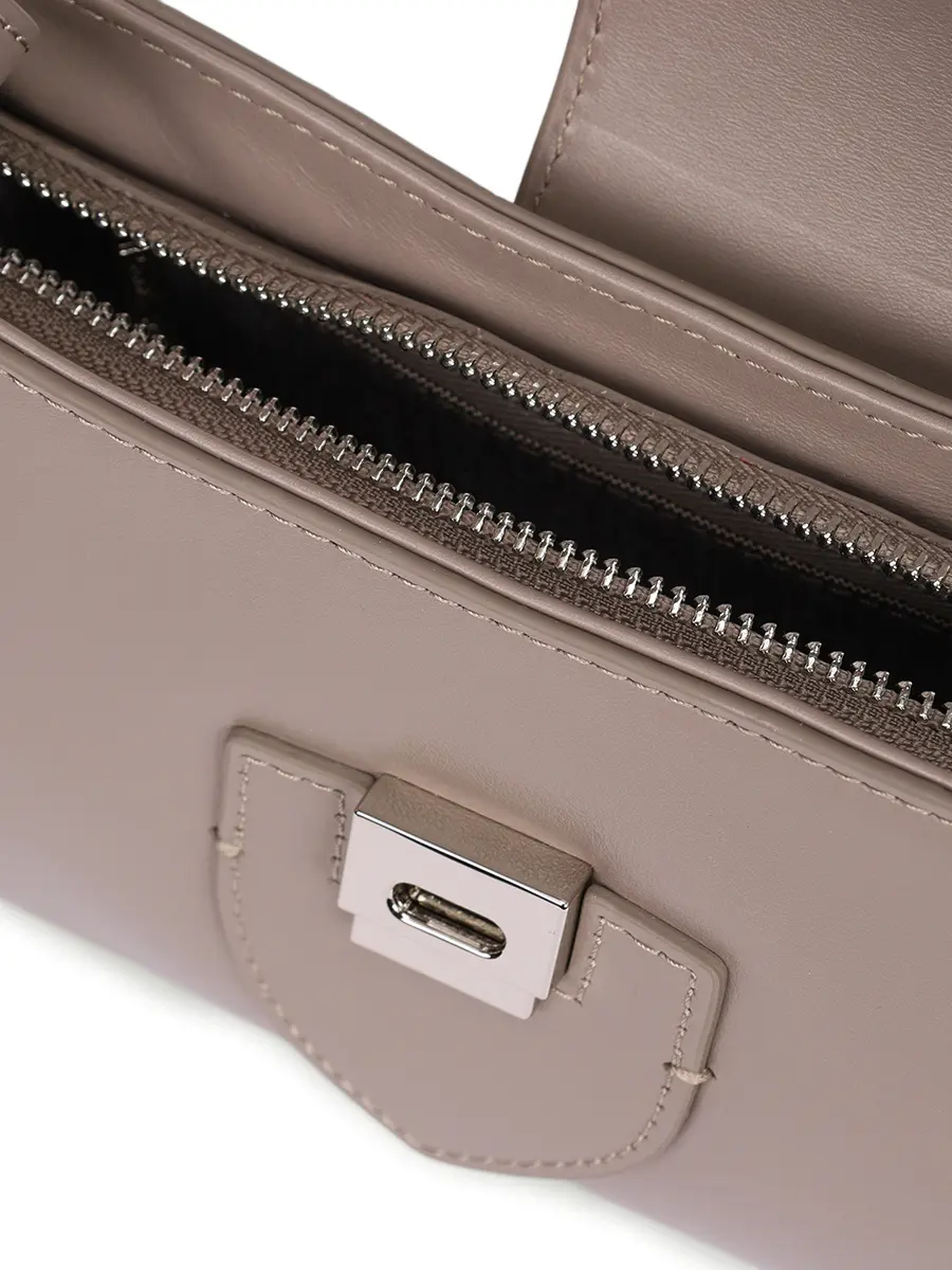 Сумка кожаная LANCASTER 531-040-GALETFON Серый  Фото 4