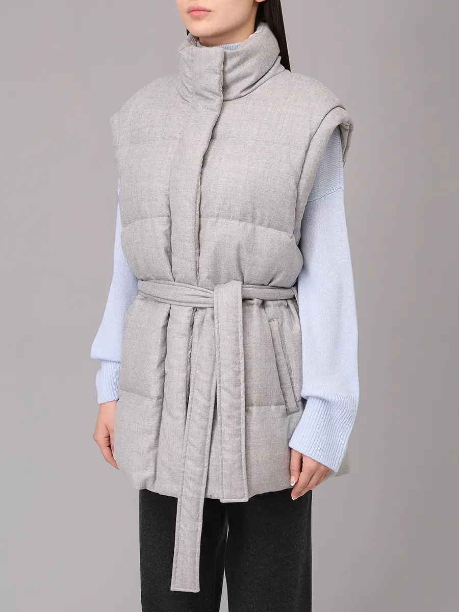 Жилет стеганый ANTONELLI FIRENZE P3430P-857C-910 Серый  Фото 2