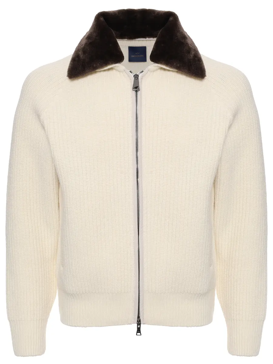 

Кардиган шерстяной, Белый, 15311243/010