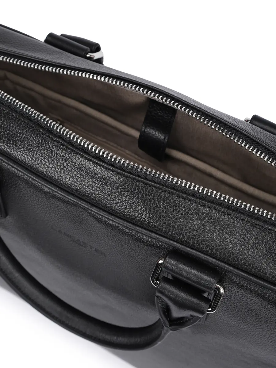 Сумка кожаная LANCASTER 370-17-NOIR Черный  Фото 4