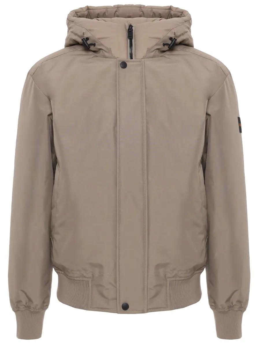 

Куртка однотонная, Бежевый, 50547099/346