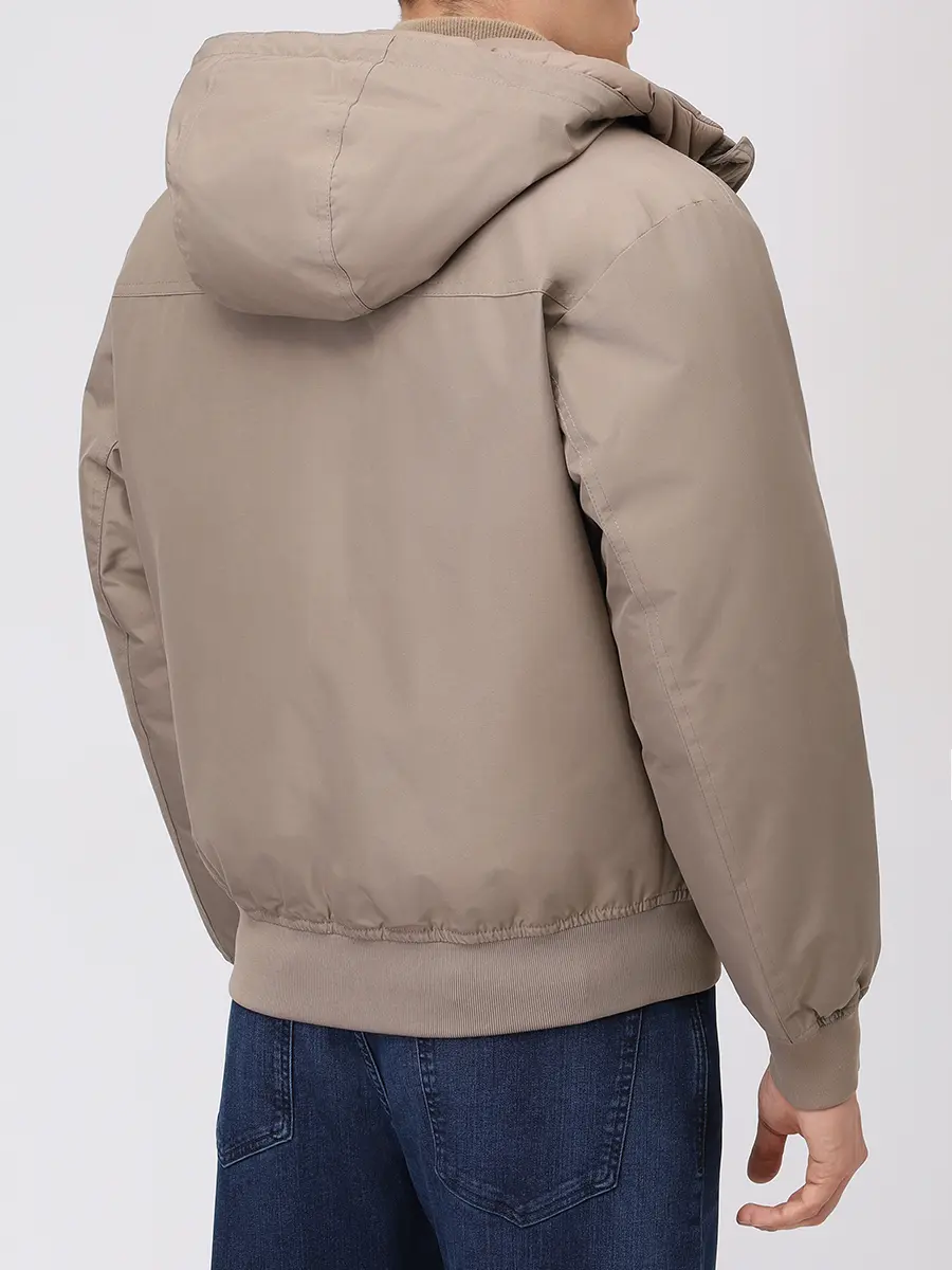 Куртка однотонная BOSS 50547099/346 Бежевый  Фото 3