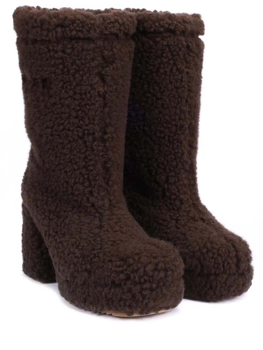 Сапоги из шерсти INUIKII 1002.018.0011.150 Коричневый  Фото 2