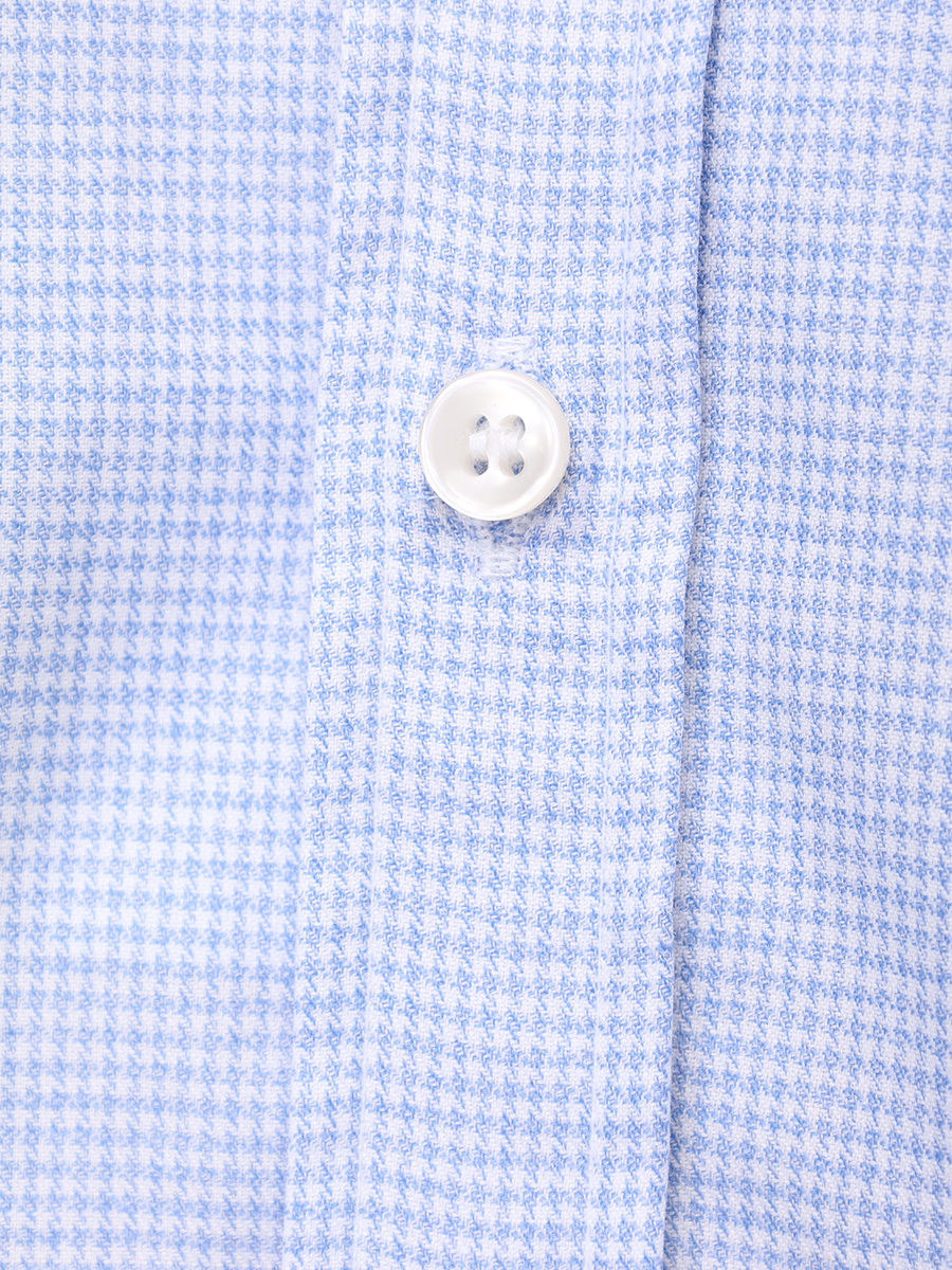 Рубашка Regular Fit хлопковая PAUL & SHARK 15313103CF/G33 Голубой  Фото 6