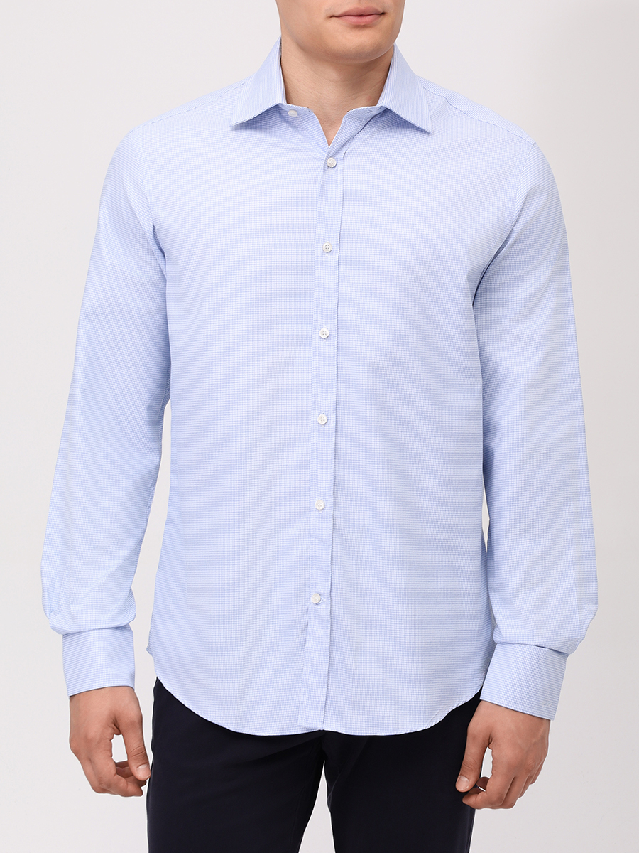 

Рубашка Regular Fit хлопковая, Голубой, 15313103CF/G33