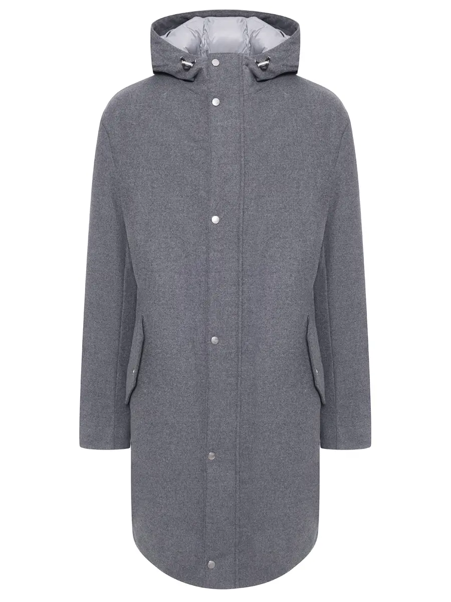 Куртка однотонная BOSS 50550790/030 Серый 