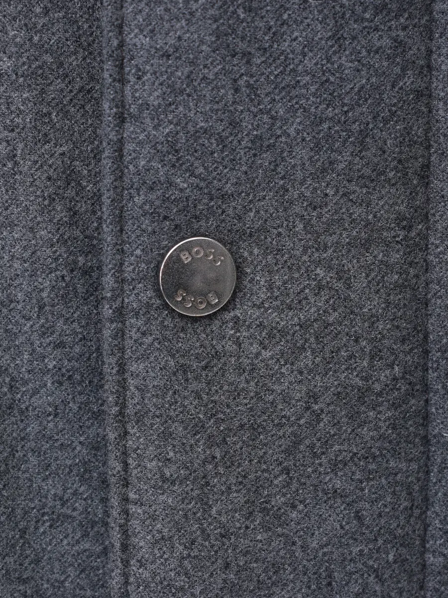 Куртка однотонная BOSS 50550790/030 Серый  Фото 6