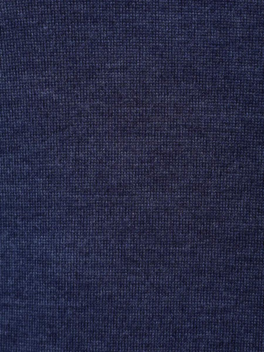 Поло из шерсти и шелка BARBA NAPOLI BU 7000/25245/1319057537/0594 Синий  Фото 6