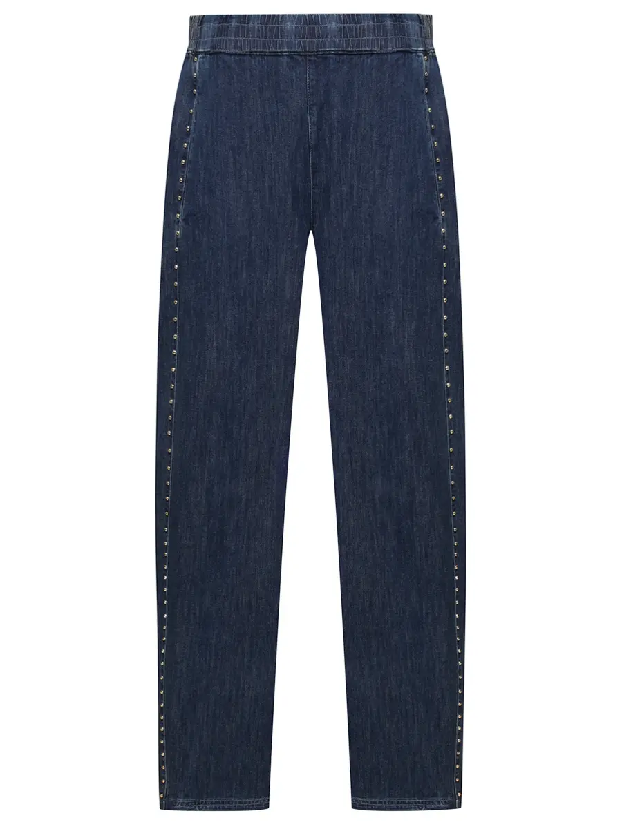 Джинсы хлопковые ELENA MIRO P481P026XJ34 Синий 